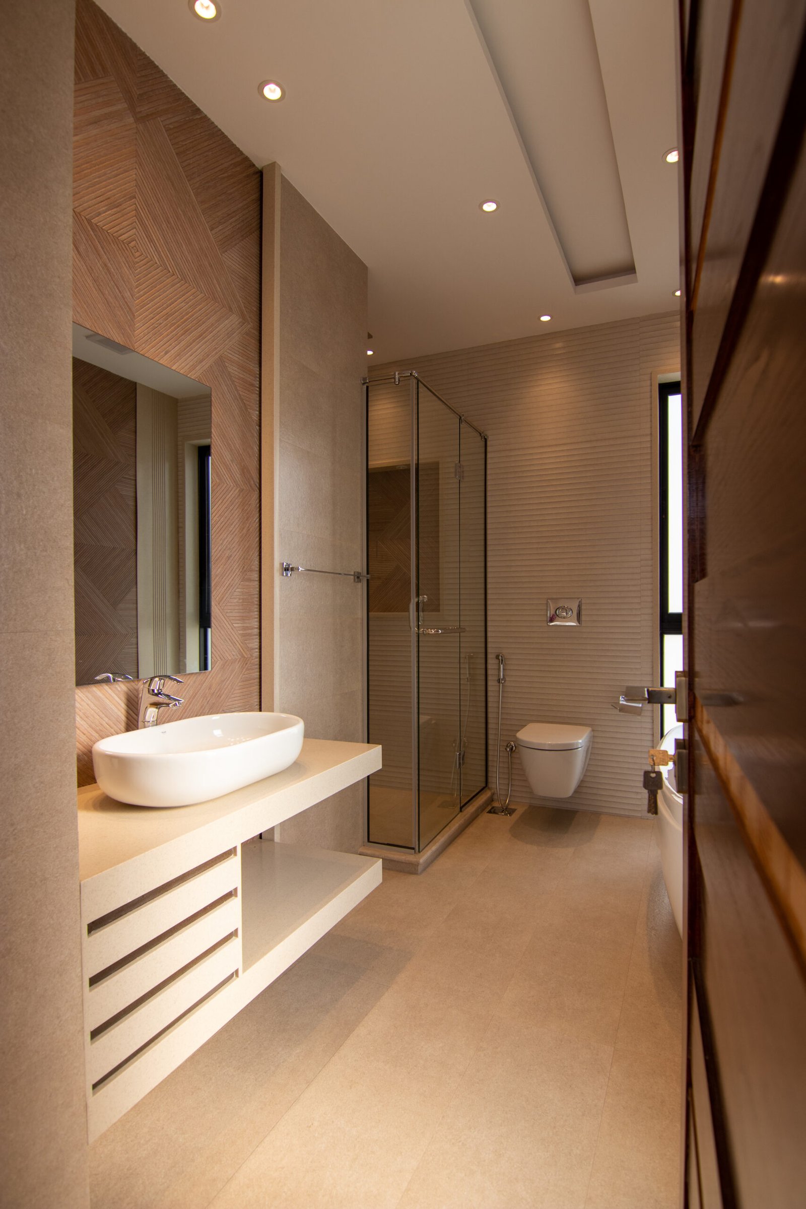Modern design washroom Premium Photo